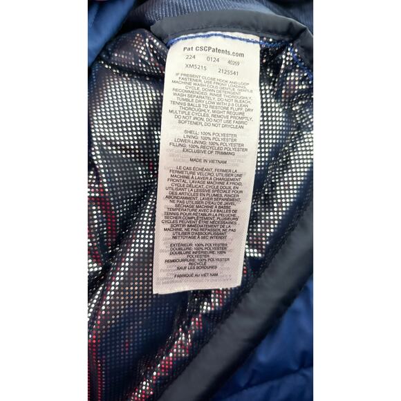 Columbia Mens Slope Edge II Hooded Zip Jacket Size XL Mountain Blue New Puffer - Picture 9 of 10